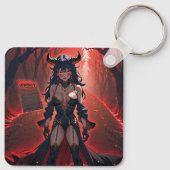 Demones met contact op Crossroads, Anime Demon Sleutelhanger (Achterkant)