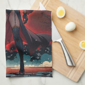 Demones met contact op Crossroads, Anime Demon Theedoek (Quarter Fold)