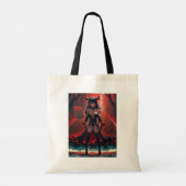 Demones met contact op Crossroads, Anime Demon Tote Bag (Achterkant)
