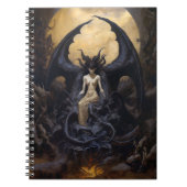 Demoness Dark Fantasy Gothic Gothic Art Notitieboek (Voorkant)