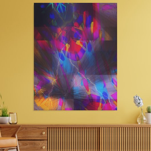 Demonfire Canvas Afdruk (Insitu (Woonkamer))