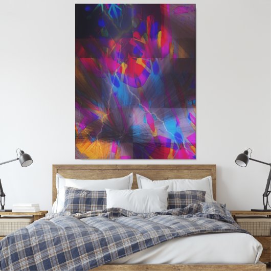 Demonfire Canvas Afdruk (Insitu (Slaapkamer))