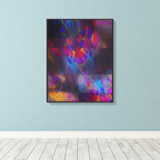 Demonfire Canvas Afdruk (Insitu (Houten vloer))