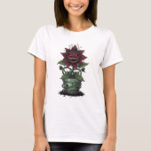 Demonic Bloodbloom in Cursed Pot T-shirt (Voorkant)