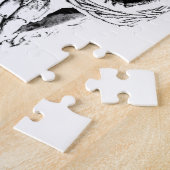 Demonic Halloween Skull. Digital Gothic Horror Legpuzzel (Zijkant)