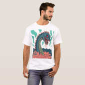 Demonic Loch Ness Monster - Een nachtmerrie uit de T-shirt (Voorkant volledig)