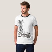 Demonic Malevolence Mannen Ringer T-Shirt 👕✅ (Voorkant volledig)