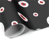 Demonic Red Eyeball Cadeaupapier (Rol Hoek)