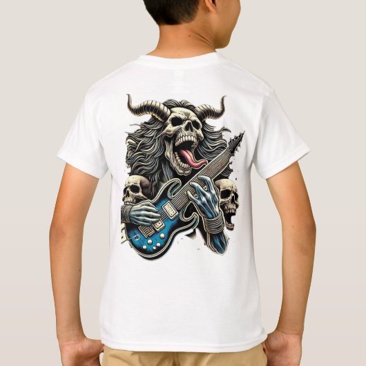 Demonic Riffs: Rock & Roll voor altijd T-shirt (Achterkant)