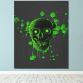 Demonic Skull - Envy Canvas Afdruk (Insitu (Houten vloer))