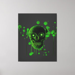 Demonic Skull - Envy Canvas Afdruk