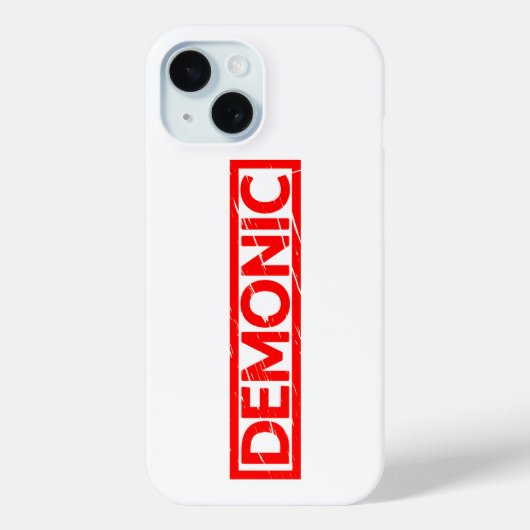 Demonic Stamp Case-Mate iPhone Case (Achterkant)