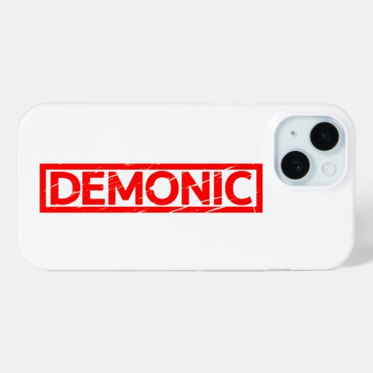 Demonic Stamp Case-Mate iPhone Case (Achterkant (horizontaal))