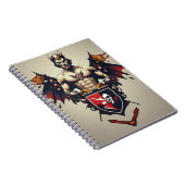 demonisch kampioen notitieboek (Rechterzijde)