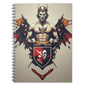 demonisch kampioen notitieboek (Voorkant)