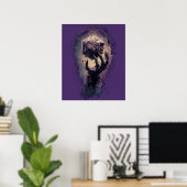 Demonische Hand Glanzende Kristal Fantasy Poster (Thuiskantoor)
