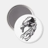 Demonische kunstmagneet magneet (Voorkant / Achterkant)