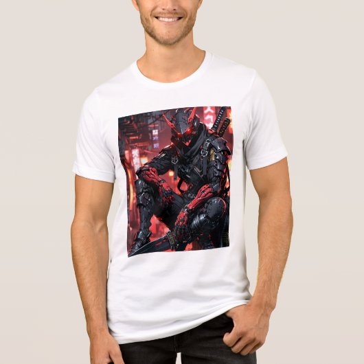 demonische rustinwendige kracht Tri-Blend shirt (Voorkant)