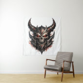 Demonische Schedel met Hoorns Wandkleed (In situ)