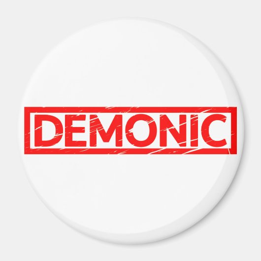 Demonische stempel magneet (Voorkant)