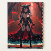 Demonische vrouw met contact op kruispunt, Anime D Planner (Achterkant)