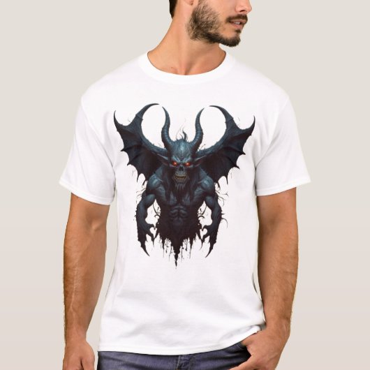 demonische woede t-shirt (Voorkant)