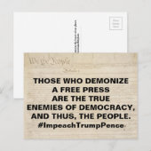 Demoniseer een ware vijand van mensen briefkaart (Voorkant / Achterkant)