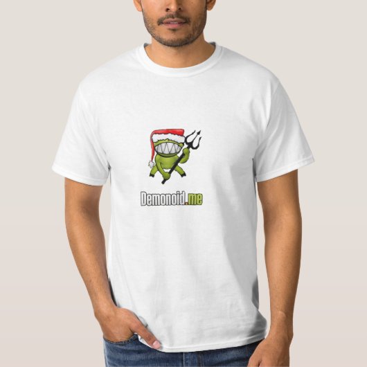 Demonoïde kerst t-shirt (Voorkant)
