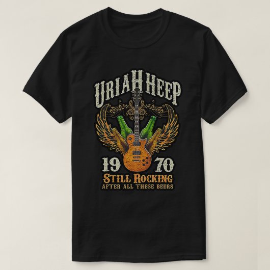 Demons and Wizards Uriah Rock Band Essential T-Shi T-shirt (Design voorkant)