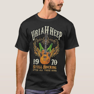 Demons and Wizards Uriah Rock Band Essential T-Shi T-shirt