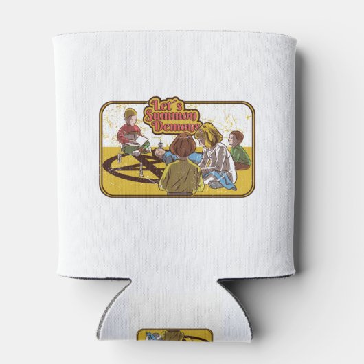 Demons Retro Horror Halloween Blikjeskoeler (Achterkant)