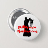 Demonslaag, FullArmorRadio.com Ronde Button 5,7 Cm (Voorkant /achterkant)
