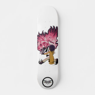 Demonslayer Afro Tia demon vecht tegen rode ogen Persoonlijk Skateboard