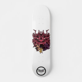 Demonslayer Afro Tia demon waait rode ogen Persoonlijk Skateboard