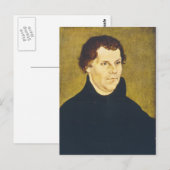 Demonstrant Reformist Martin Luther door L. Cranac Briefkaart (Voorkant / Achterkant)