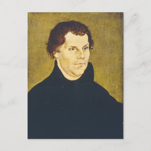 Demonstrant Reformist Martin Luther door L. Cranac Briefkaart (Voorkant)