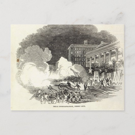 Demonstratie in Jersey City Briefkaart (Voorkant)