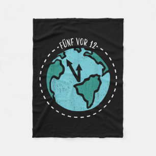 Demonstratie Milieu Klimaat Aarde Klimaat Fleece Deken