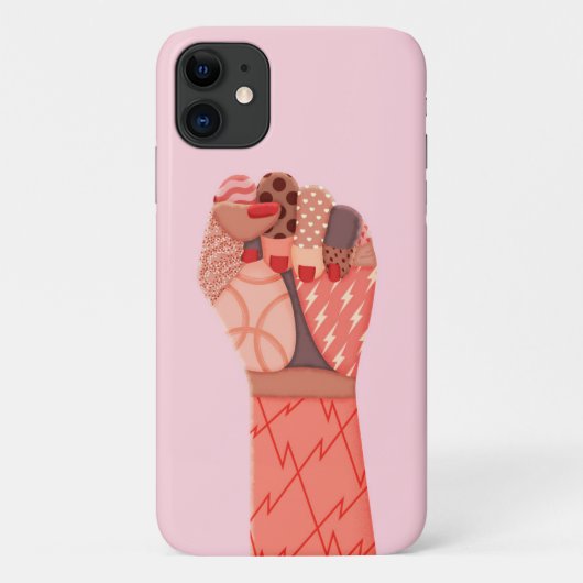 Demonstratie moderne kunst Case-Mate iPhone case (Achterkant)