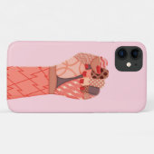 Demonstratie moderne kunst Case-Mate iPhone case (Achterkant (horizontaal))