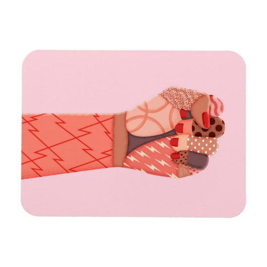 Demonstratie moderne kunst magneet (Horizontaal)