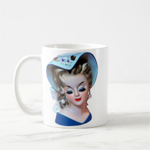 Demonstratie Southern Belle Head Vase Bonnet Lady Koffiemok