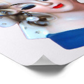 Demonstratie Southern Belle Head Vase Bonnet Lady Poster (Hoek)