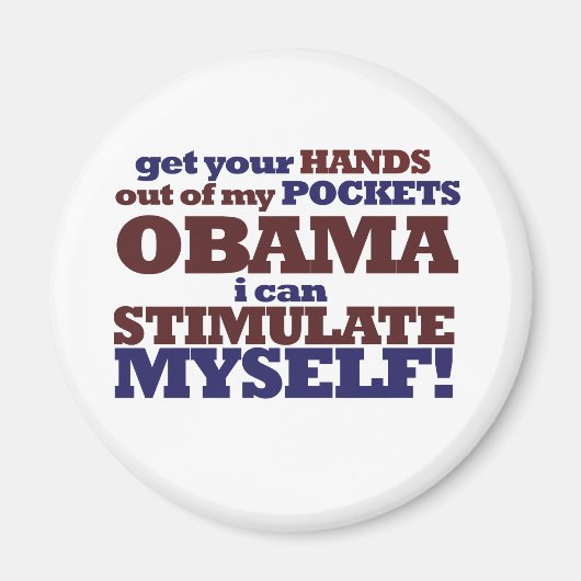 demonstratie tegen obama magneet (Voorkant)