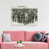 Demonstratie van de staat Parnell Canvas Afdruk (Insitu (Woonkamer))