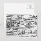 Demonstratie van defensieve maatregelen briefkaart (Voorkant / Achterkant)