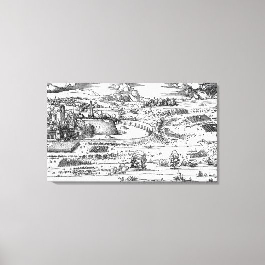 Demonstratie van defensieve maatregelen canvas afdruk (Voorkant)