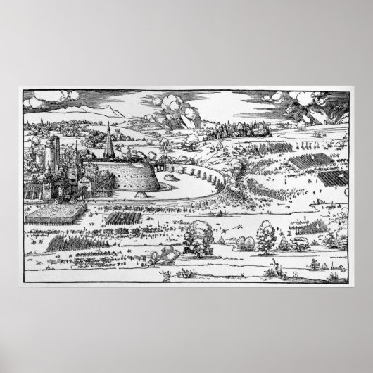 Demonstratie van defensieve maatregelen poster (Voorkant)