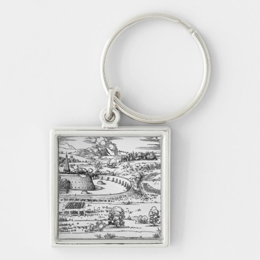 Demonstratie van defensieve maatregelen sleutelhanger (Voorkant)