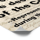 Demonstratie van het grondwettelijk verzet tegen d poster (Hoek)